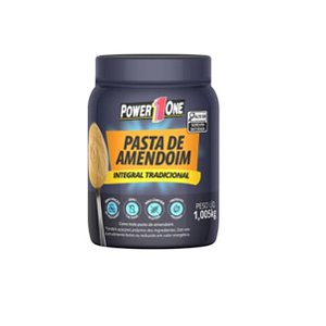 PASTA DE AMENDOIM INTEGRAL 1KG - POWER1ONE