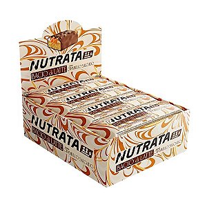 BARRA NUTRATA BACIO DE LATE CARAMELO SALGADO CX/ 12UN