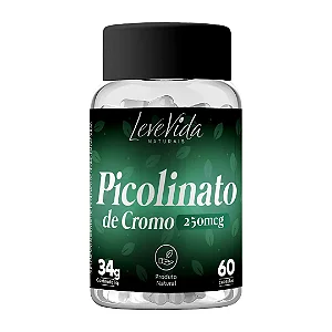 PICOLINATO DE CROMO 60CAPS - LEVE VIDA