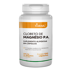 CLORETO DE MAGNÉSIO P.A. 100CAPS - TIARAJU