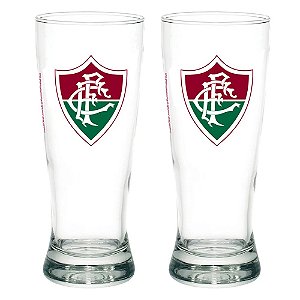 Conjunto Tulipas 2 pçs 300ml  Fluminense - Allmix