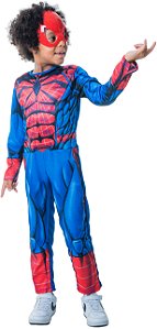 Fantasia Homem Aranha Rope Hero Longo P - Toymaster