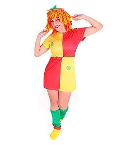 FANTASIA EMILIA LUXO COMPLETA ADULTO P - SULAMERICANA FANTASIAS