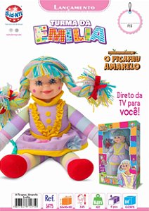Boneca Emilia Sitio do Pica Pau Amarelo - SidNyl
