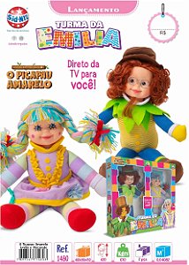 Boneca Emilia e Visconde Sitio do Pica Pau Amarelo - SidNyl