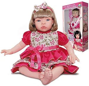 Boneca Baby Kiss Loira - SidNyl
