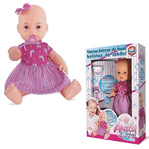 Boneca Analu Bolinhas de Sabão - SidNyl Brinquedos