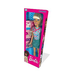 Boneca Barbie Medica Large Doll Profissoes - Pupee