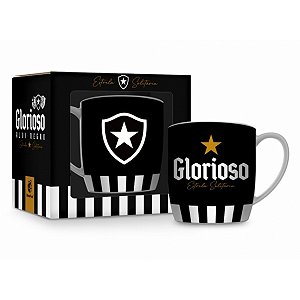 CANECA PORCELANA URBAN 300ML TIMES BOTAFOGO - BRASFOOT