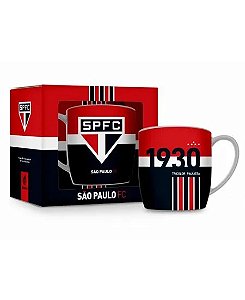 CANECA PORCELANA SAO PAULO URBAN TIMES 300 ML- BRASFOOT
