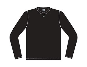 T-SHIRT ML PROTECAO PRETO INFANTIL P - KANXA
