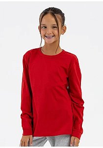 CANISETA MANGA LONGA PROTECTION KIDS T SHIRT VERMELHO G - KANXA