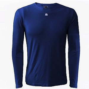 CAMISETA MANGA LONGA PROTECTION COM STRETCH T SHIRT ML MARINHO M - KANXA