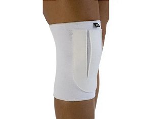 JOELHEIRA COM FELTRO ELASTICA BRANCO M/G/GG - KANXA