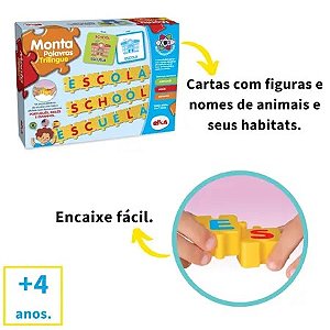MONTA PALAVRAS TRILINGUE - ELKA