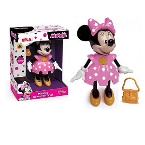 Boneca Minnie Conta Historia Musical - Elka