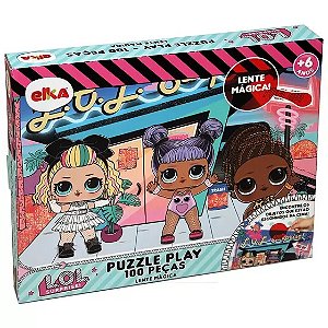PUZZLE PLAY 100 PCS - LENTE MÁGICA L.O.L. SURPRISE - ELKA