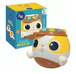 GATINHO MUSICAL AMARELO - FENIX