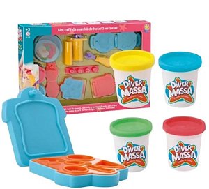 DIVER MASSA KIT CAFE DA MANHA MASSA DE MODELAR - DIVERTOYS