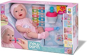 Boneca Diver New Born Cuidadinhos - Divertoys