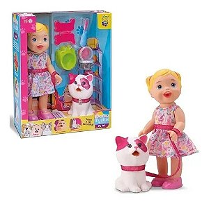 Boneca My Little Collection My Pet Gato - Divertoys