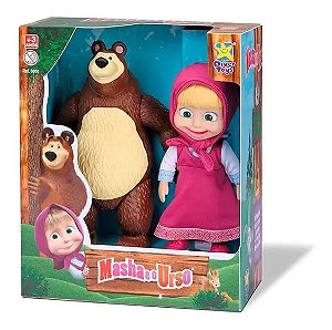 Boneca Masha e Urso - Divertoys