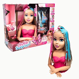 Boneca Busto Diver Surprise Hair Style - Divertoys