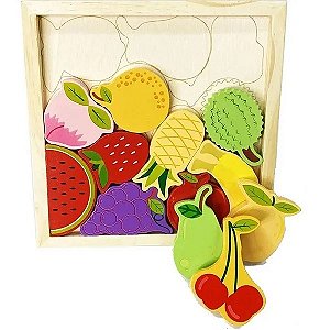 COLECIONE E ENCAIXE FRUTAS MDF UN RF7 - TOYMIX