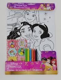 CONJUNTO P/PINTURA LICENCIADO DISNEY PRINCESAS - VPM