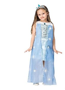 Fantasia Frozen Princesa Alyssa P - Fantasias Super