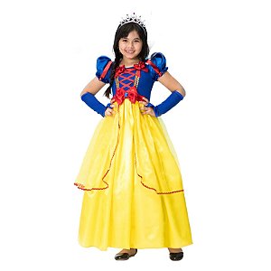 Fantasia Branca de Neve Longo G - Fantasias Super