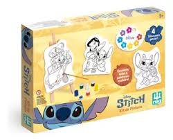 Kit Pinttura Stitch em Madeira - Nig Brinquedos