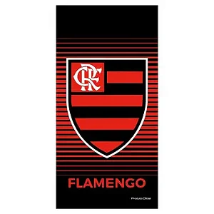 Toalha Flamengo Banho Veludo 70x140 - BOUTON