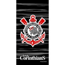 Toalha Corinthians Banho Veludo 70x140 - BOUTON