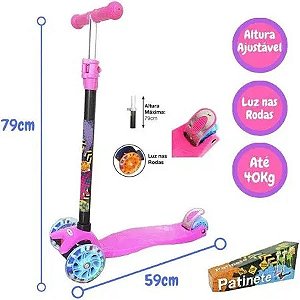 PATINETE RADICAL POWER NEW ROSA - DMTOYS