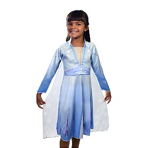 Fantasia Elsa Frozen II Classica M - Super Magia