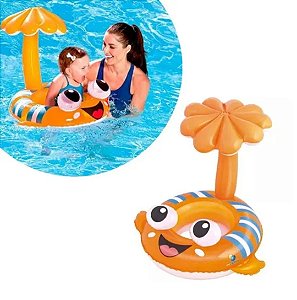 Boia Peixinho com Fralda e Para-Sol  15Kg - Mor
