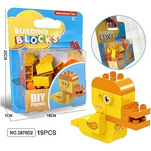 Blocos Duplos Pato 19PC - Jie Star