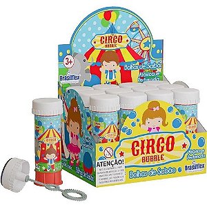 Bolhas de Sabão Circo Bubbles 60ml - Brasilflex