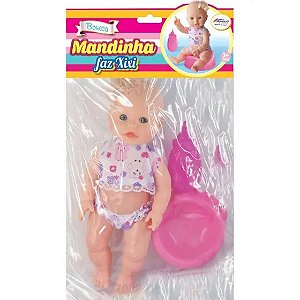Boneca Mandinha Faz Xixi - Apolo Brinquedos
