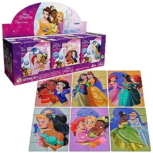 Jogo Mini Quebra Cabeça Princesas MDF - PAIS E FILHOS