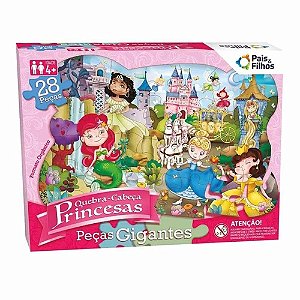 Jogo Quebra Cabeça Princesa Puzzle - Pais e Filhos