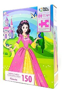 Quebra Cabeça Princesa Puzzle 150 Pçs - Pais e Filhos