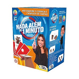 Jogo Nada Alem de 1 Minuto Nao Derrube o Coringa e Catapulta de Cartas - Pais e Filhos