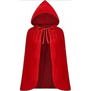 Capa Chapeuzinho Vermelho Adulto - BrinkModel