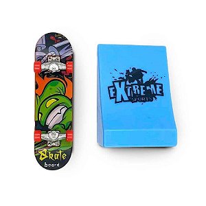 FINGER SKATE COM RAMPA - PICA PAU