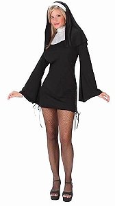 Fantasia Freirinha Fetiche Adulto - Spook