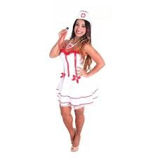 Fantasia Enfermeira Heat Girls Adulto M - Sulamericana Fantasias