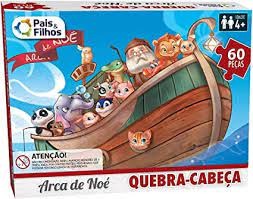 Jogo Quebra Cabeça Arca de Noé 60Pcs - Pais e Filhos