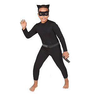 Fantasia Cat Noir Miraculous Luxo G - Super Magia